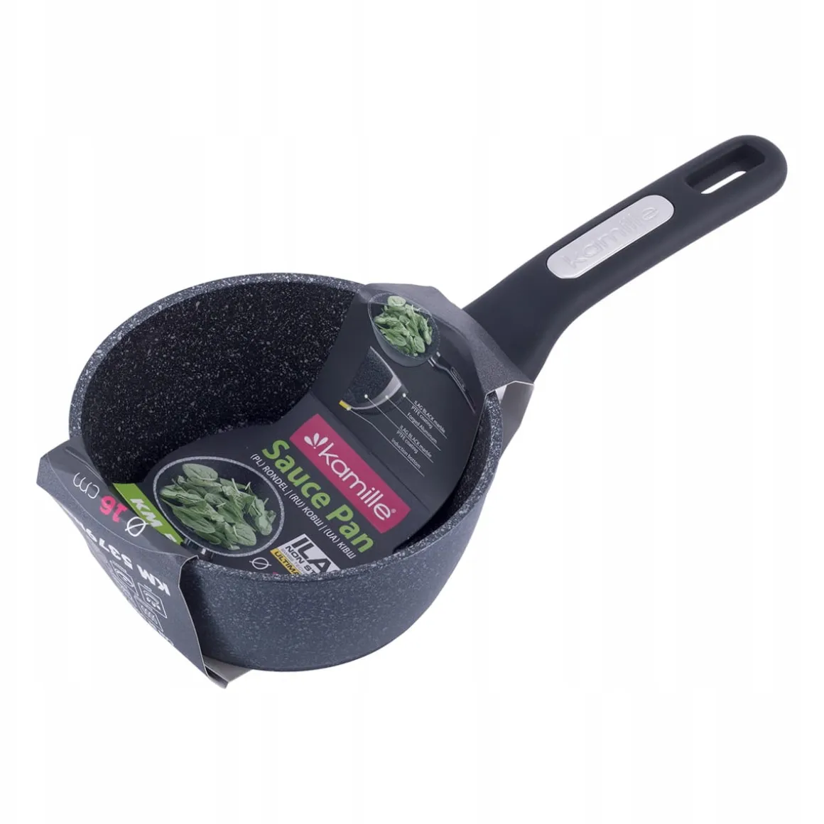 Rondel garnek 16cm marmurowy 1,2L