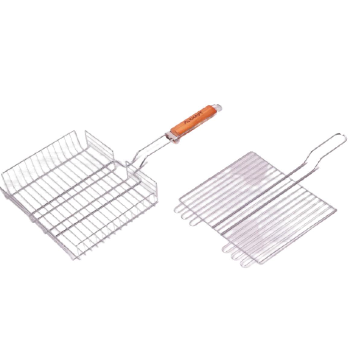 Ruszt do grillowania mięsa, ryb, warzyw z bokami 31cm