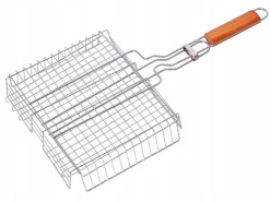 Ruszt do grillowania mięsa, ryb, warzyw z bokami 31cm