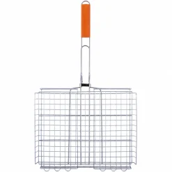 Ruszt do grillowania mięsa, ryb, warzyw z bokami 36cm