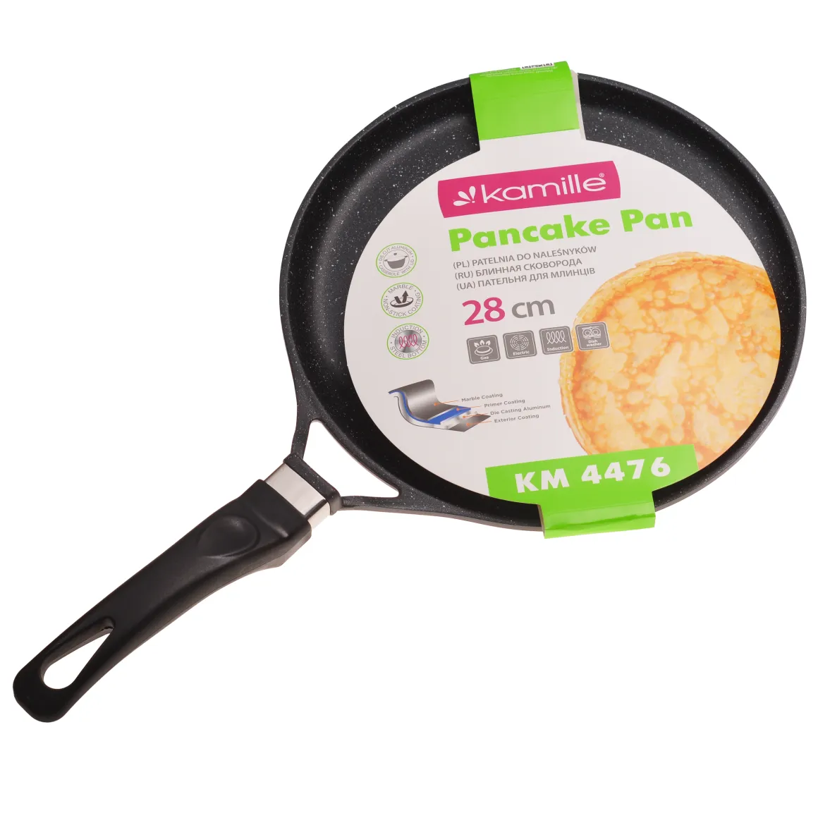 Solidna patelnia do naleśników pancakes 28cm