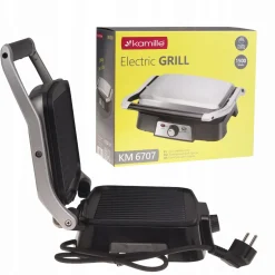 Solidny rozkładany grill elektryczny, opiekacz 1500W