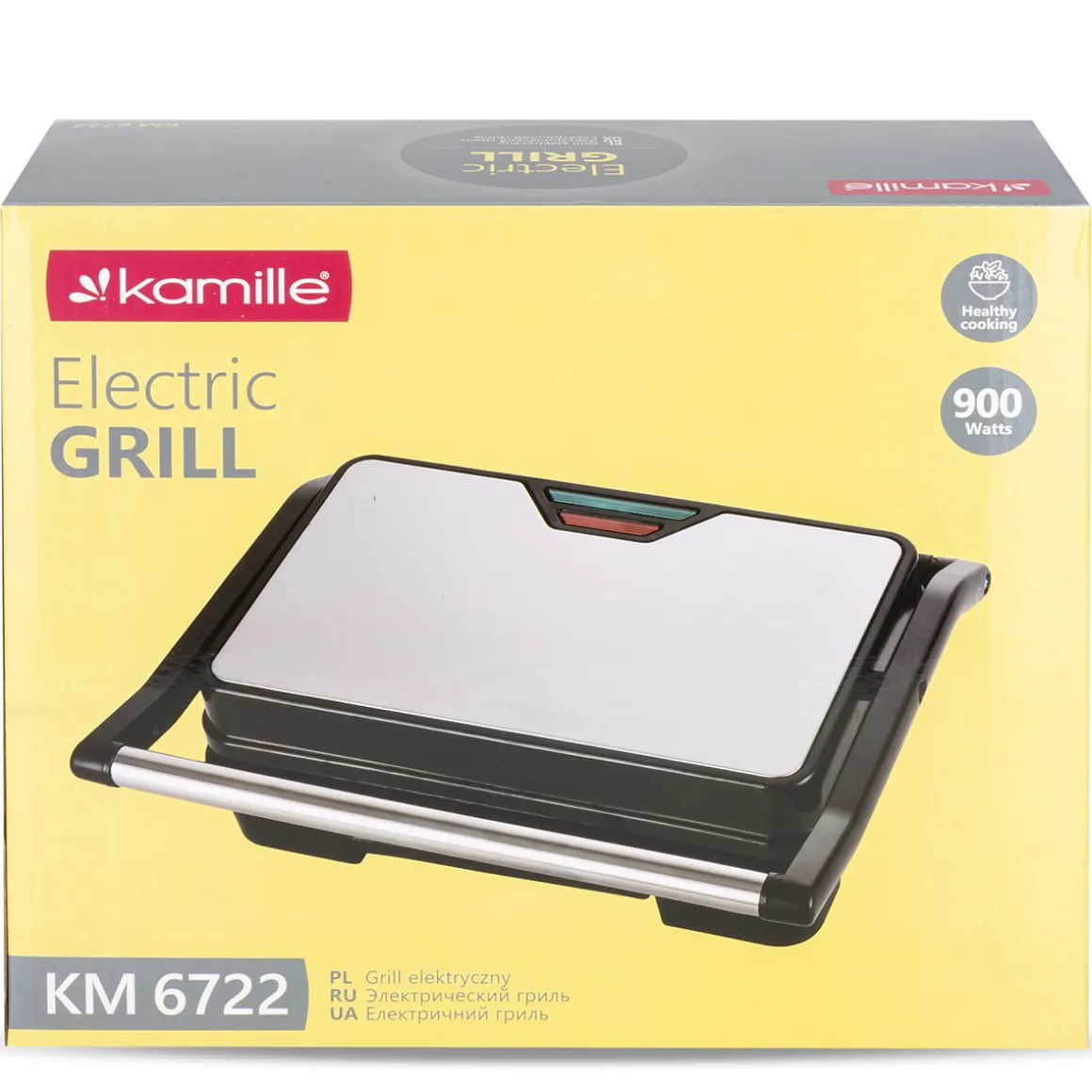 Solidny rozkładany grill elektryczny, opiekacz do kanapek tortilli 900W