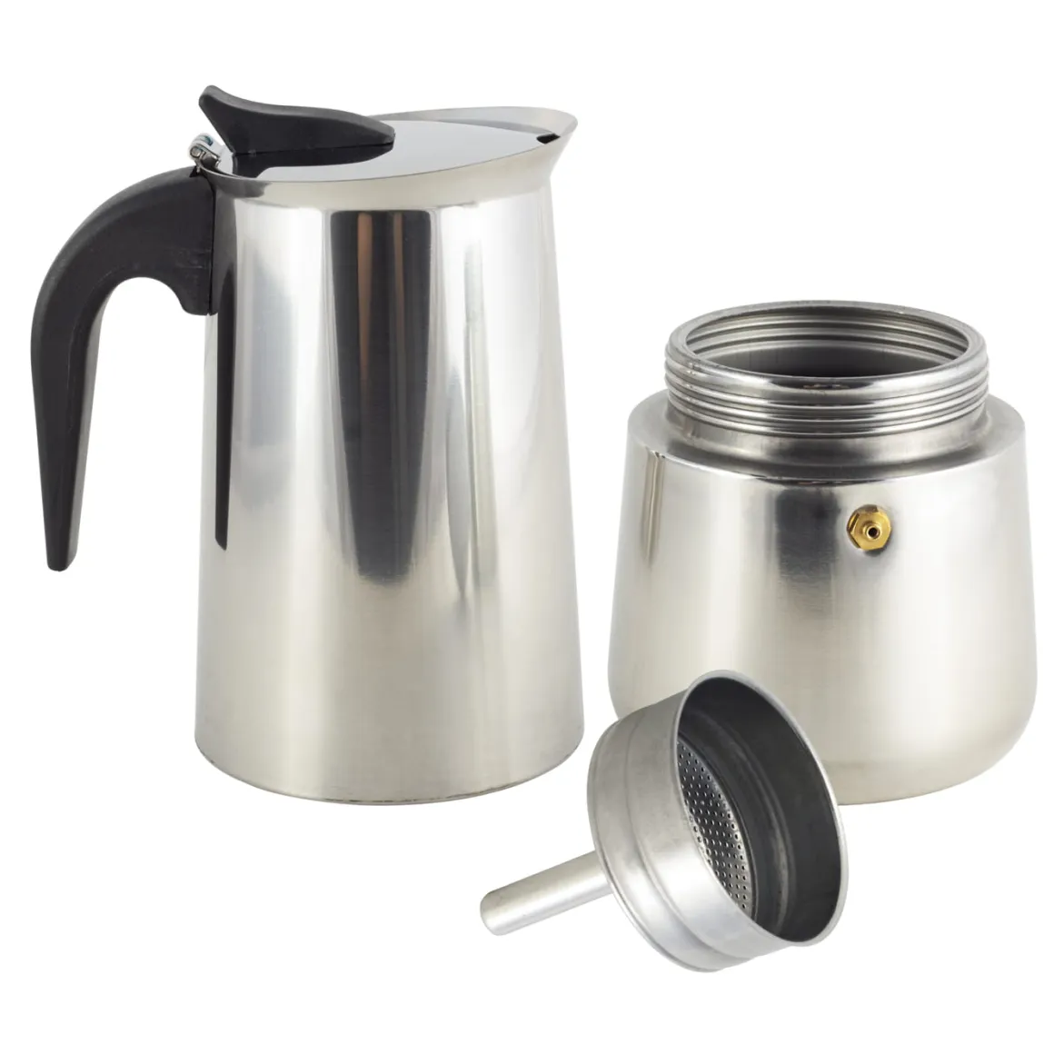 Stalowa kawiarka makinetka zaparzacz do kawy 450ml