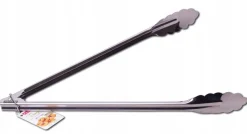 Stalowe szczypce do sałatek mięsa 35,5cm