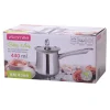 Stalowy tygielek do kawy po turecku z pokrywką 440ml