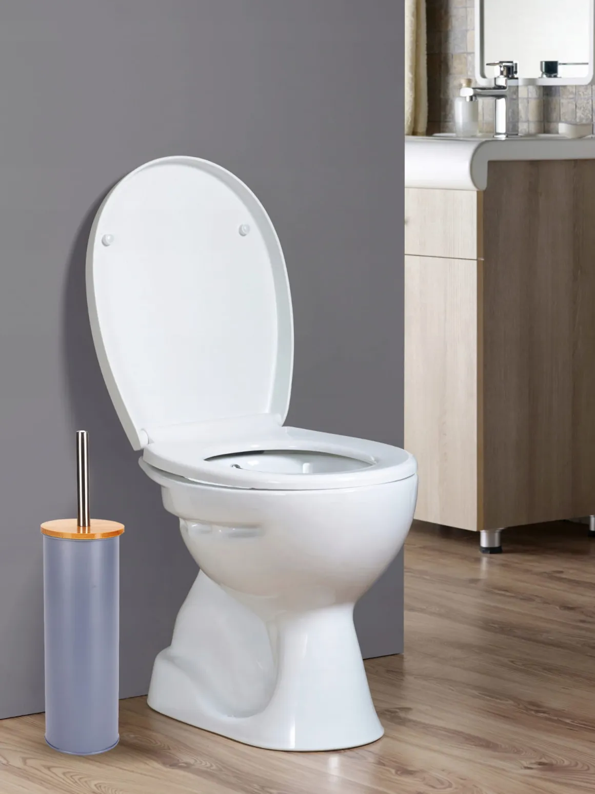 Szczotka toaletowa wc do toalety łazieki wolnostojąca w tubie
