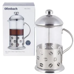 Szklany zaparzacz do herbaty, ziół, kawy 600ml