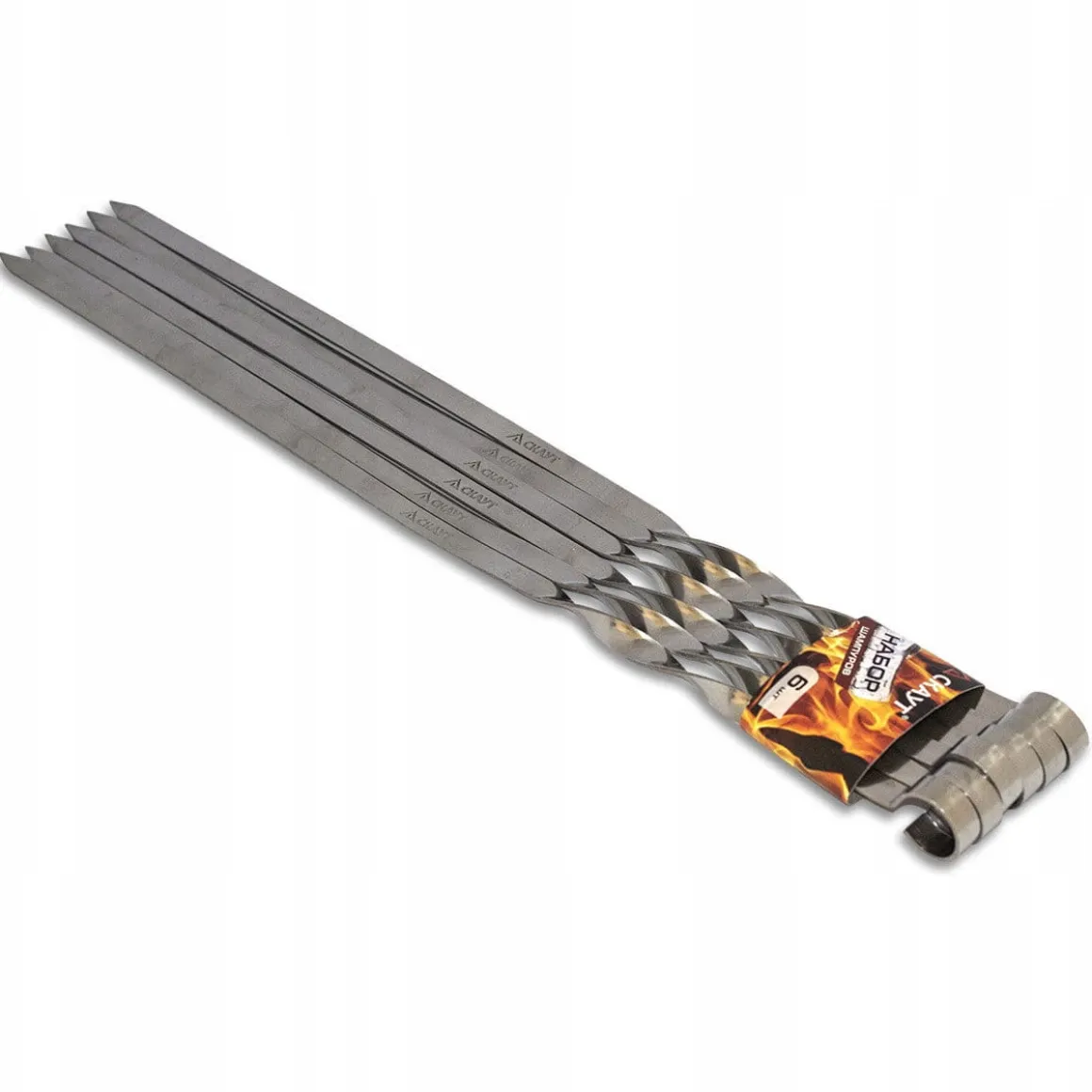 Szpady szpikulce do szaszłyków mięsa 45cm 6 szt.