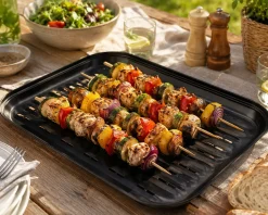 Taca perforowana do grillowania mięsa warzyw kiełbas non-stick Kamille