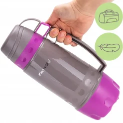 TERMOS BIDON BUTELKA KUBEK TERMICZNY SZKLANY WKŁAD 1000 ml KAMILLE