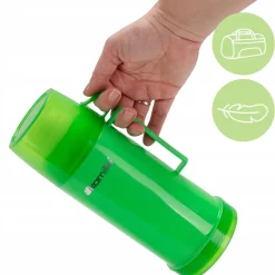 TERMOS BIDON BUTELKA KUBEK TERMICZNY SZKLANY WKŁAD 450 ml KAMILLE