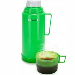 TERMOS BIDON BUTELKA KUBEK TERMICZNY SZKLANY WKŁAD 1000 ml KAMILLE