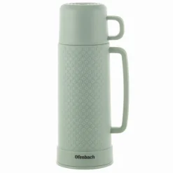 Termos bidon turystyczny z kubeczkiem i szklanym wkładem 600ml