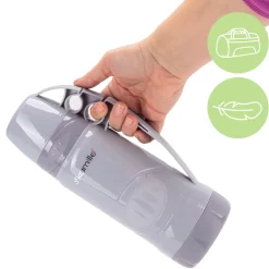 Termos ze szklanym wkładem, uchwytem i kubeczkami 600ml