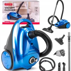 Tradycyjny odkurzacz workowy FILTR HEPA + akcesoria 700W
