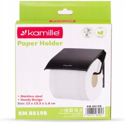 Uchwyt ścienny wieszak na papier toaletowy