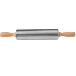 Wałek do ciasta obrotowy stalowy 33cm