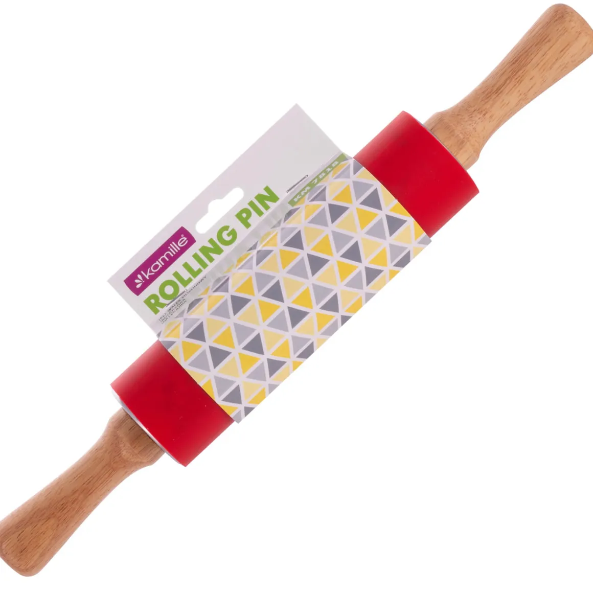 Wałek do ciasta silikonowy obrotowy 38cm