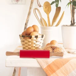 Wałek do ciasta silikonowy obrotowy 38cm