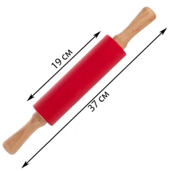 Wałek do ciasta silikonowy obrotowy 38cm