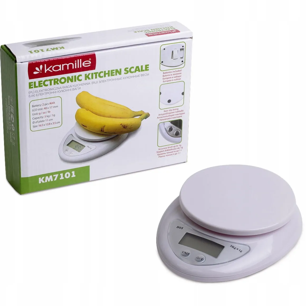 Waga elektroniczna kuchenna 5kg