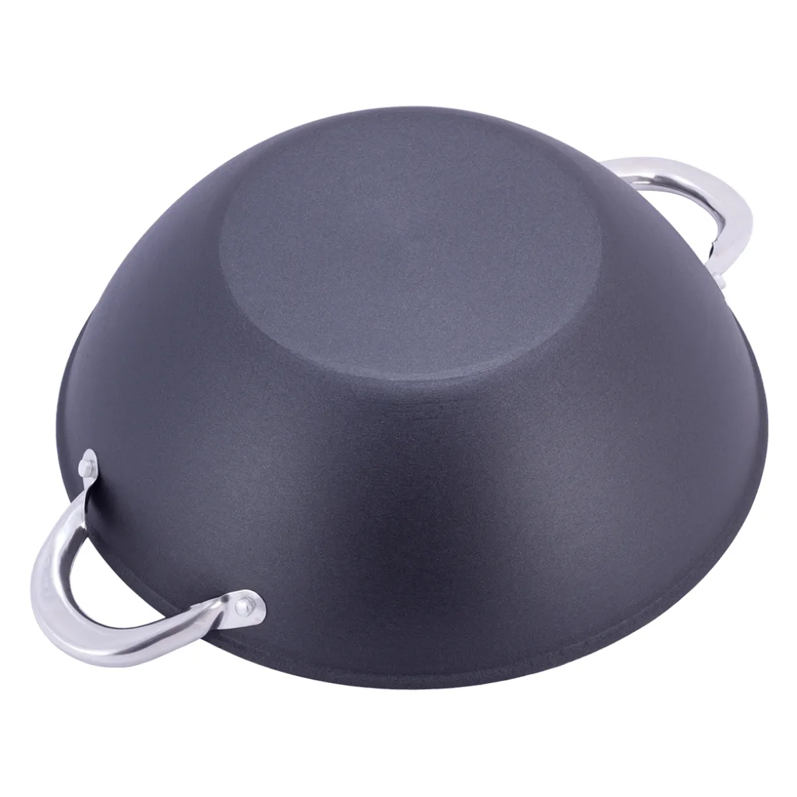 Wok patelnia żeliwna z powłoką marmurkową 32cm + gratisy