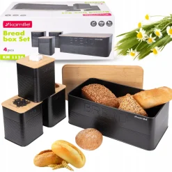 Zestaw chlebak z 3 pojemnikami kuchennymi