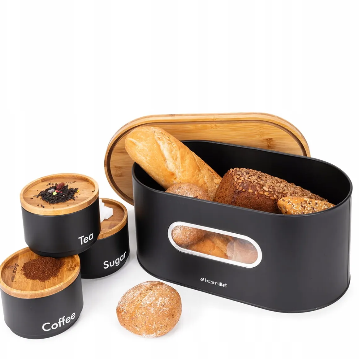 Zestaw chlebak z 3 pojemnikami kuchennymi
