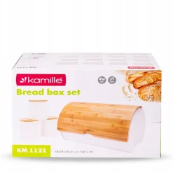 Zestaw chlebak z 3 pojemnikami kuchennymi