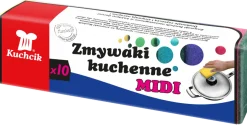 ZMYWAKI ZMYWAK GĄBKA KUCHENNA MIDI 10szt KUCHCIK